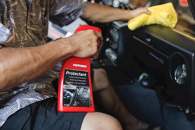Mothers Protectant, 1 Gallon (05302) | Long-Lasting UV Protection for Rubber, Vinyl & Plastic, Shields Dash, Trim, Bumpers & Tires from Fading, Cracking & Drying