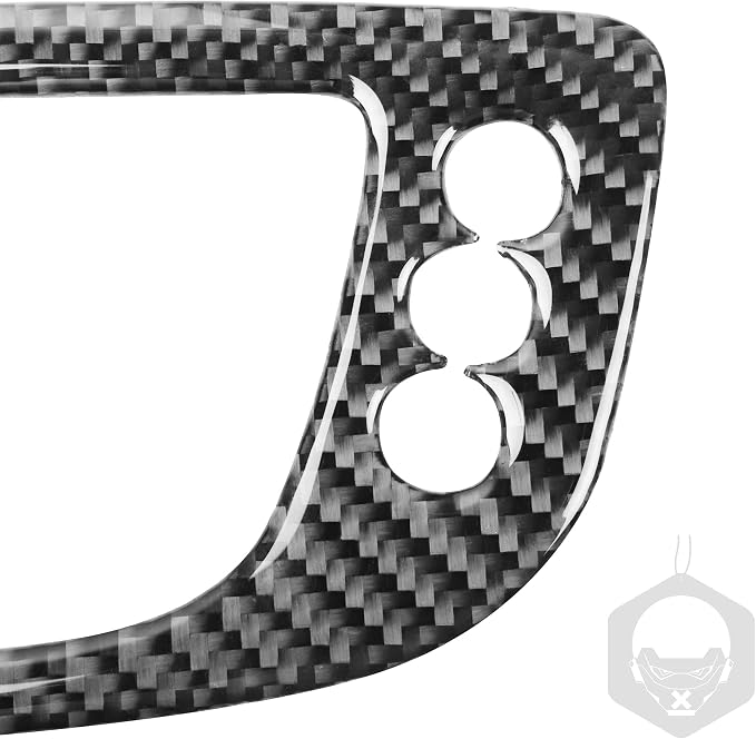 Real Carbon Fiber Trim for Dodge Charger Chrysler 300 Accessories | for Charger 2011+ Chrysler 300 2011-2023 Door Handle Sticker Interior Thick Overlay Decal - B