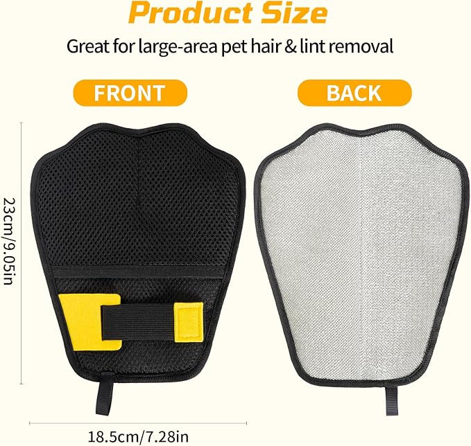 Pet Hair Removal Tool, Pet Hair Remover, Lint Remover 3-Pack | Dog and Cat Hair Remover, Lint Brush, Fabric Shaver, Carpet Scraper, Carpets, Car Cushions, Sofas, Pet Beds, Furniture, Rug