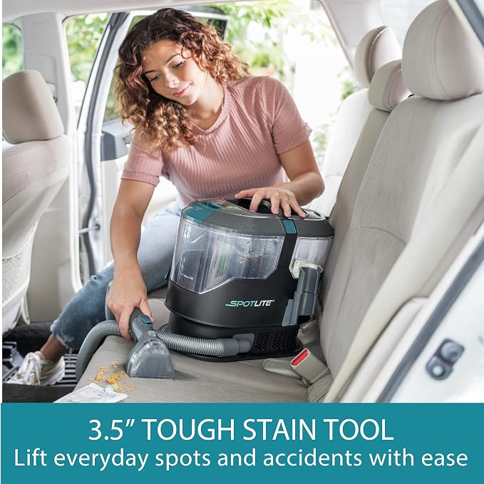 Kenmore KW2001 SpotLite Portable Carpet Spot Cleaner & Pet Stain Remover | 17Kpa Powerful Suction, Versatile Tools for Upholstery, Couches, Car, Auto Detailer