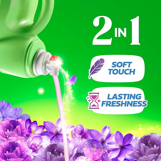 Gain, Liquid Laundry Fabric Softener, Laundry Conditioner, Long Lasting Scent, Softens, Freshness, Helps with Static & Wrinkles, Moonlight Breeze Scent, 140 fl oz (Packaging May Vary)
