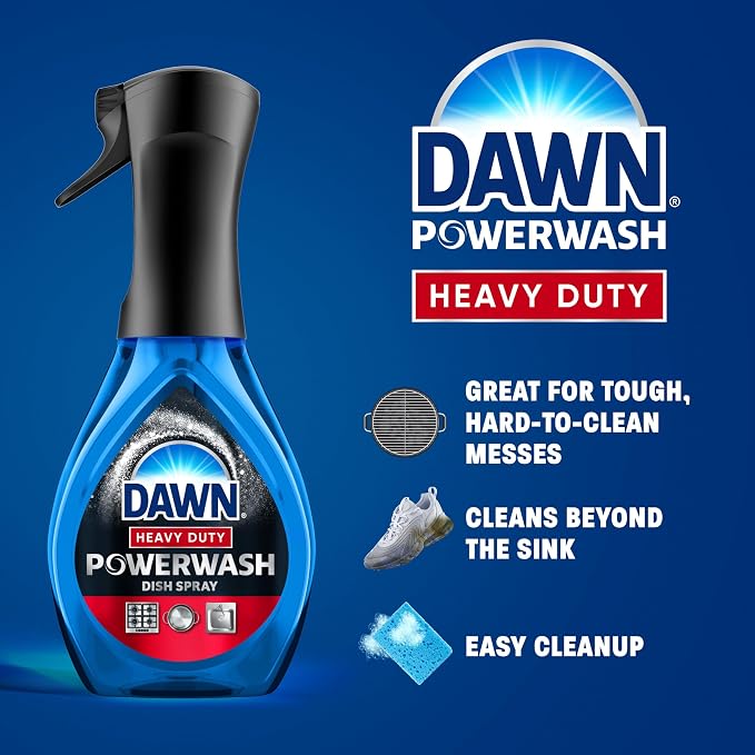 Dawn Powerwash Heavy Duty Dish Spray All-Purpose Cleaner and Degreaser, 16 oz. Spray Bottle