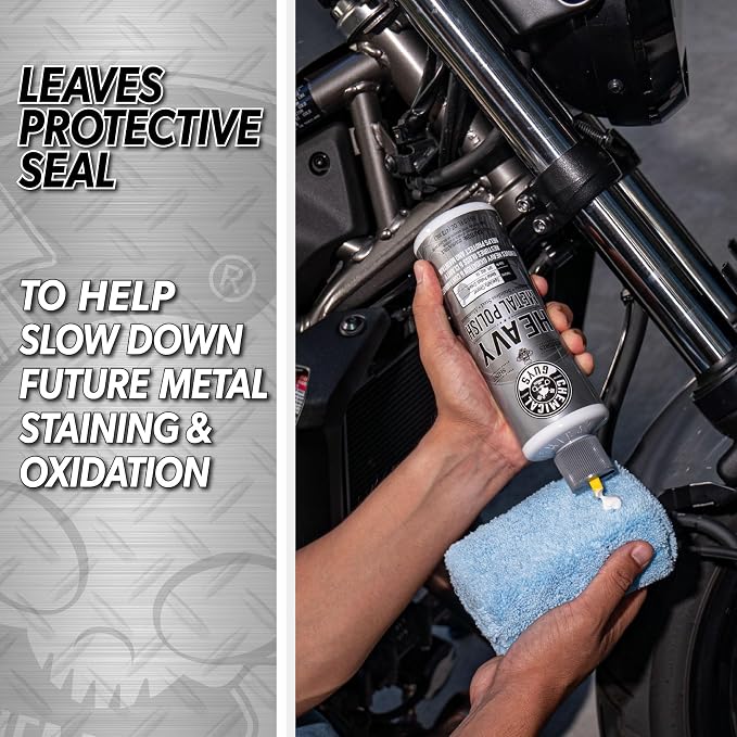 Chemical Guys, Heavy Metal Polish for Chrome, Aluminum & Stainless, 16 oz