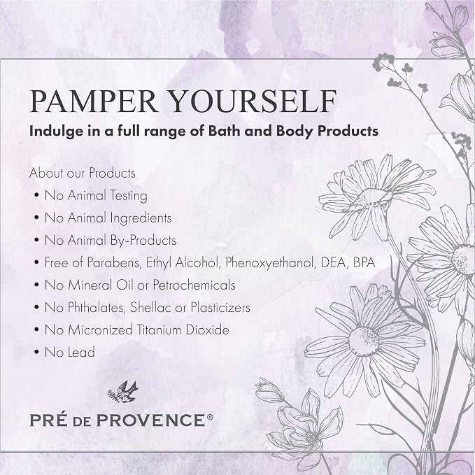 Pre de Provence Provincial Lavender Collection Soft Calming Scent for Your Home, Linen Water Refill, 33.8 fl oz