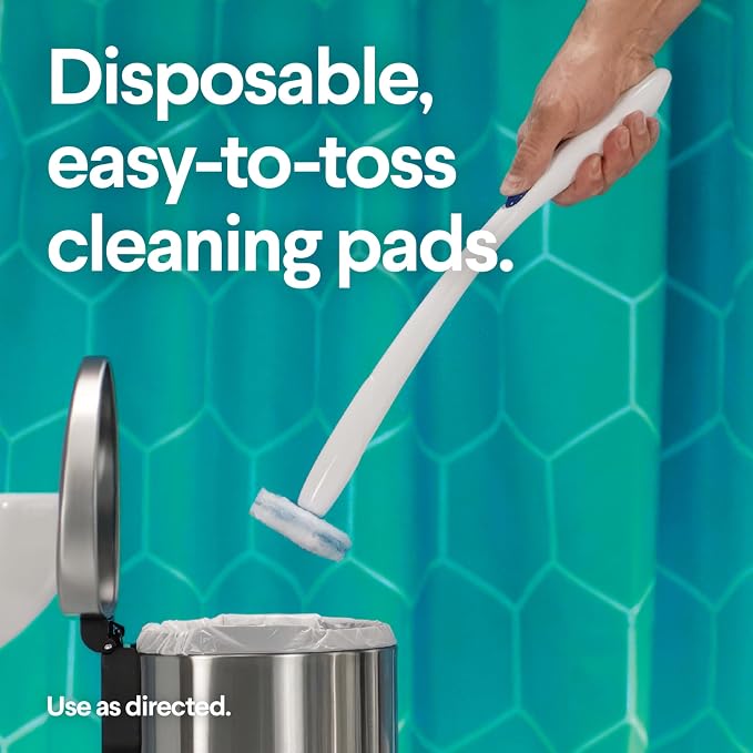 CLOROX ToiletWand Toilet Cleaner Refills, Toilet brush, Rainforest Rush, 10 Count (Pack of 6)