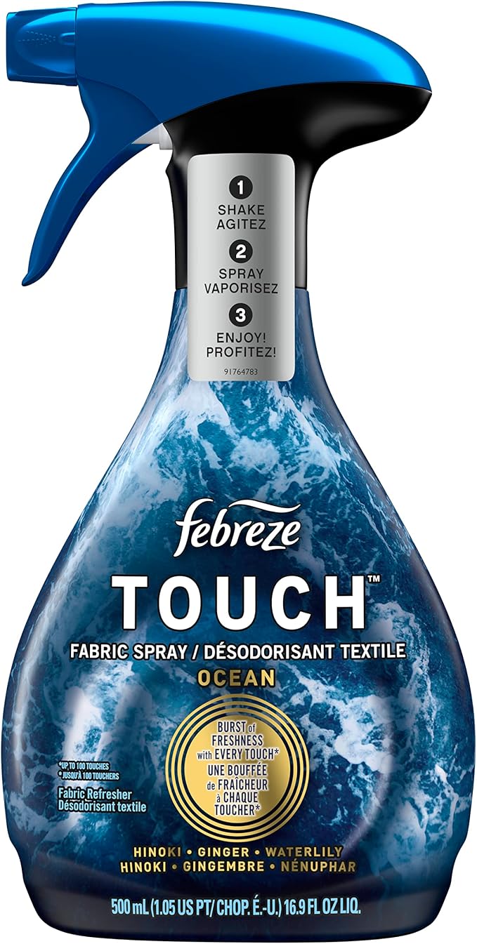 Febreze Touch Fabric Spray Ocean, 16.9 oz (2 pack)