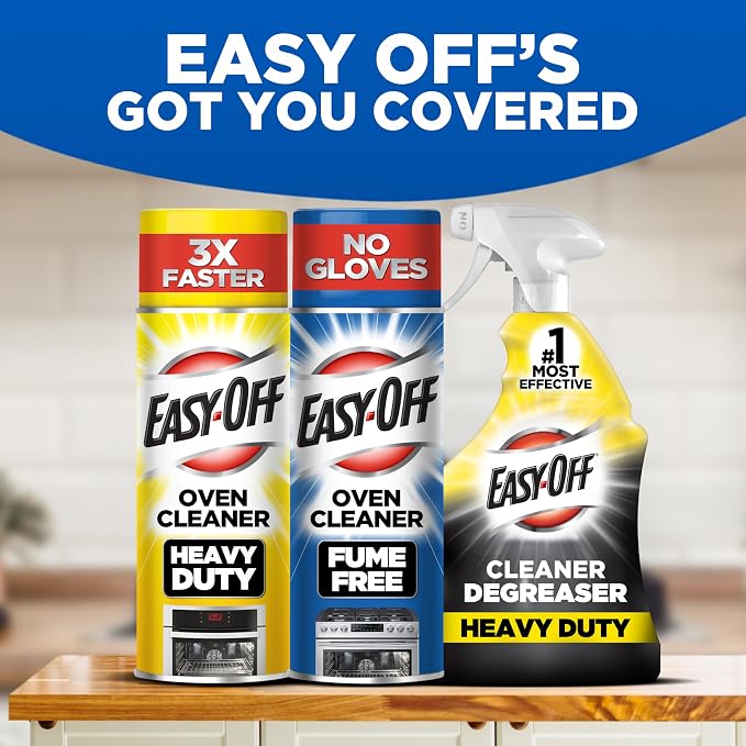EASY-Off 178 Oven Cleaner Fume Free Max Aerosol, 16 Oz, (Pack of 12)