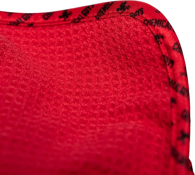 Chemical Guys, Waffle Weave Glass & Window Microfiber Towel, Red, 24 x 16 | Waffle-weave towel wipes glass, mirrors and windows streak-free, scratch-safe for cars, home and mirrors