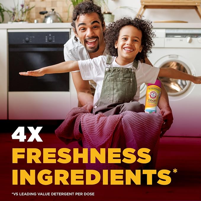Arm & hammer In-Wash Scent Booster, Tropical Paradise, 24 oz | In-Wash Laundry Fragrance, Tropical Paradise Scent, Lasting Freshness for Clothes and Towels, Laundry Additive