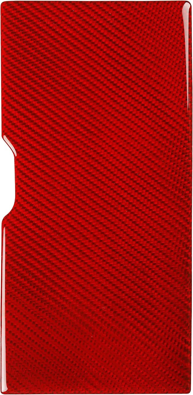 Real Carbon Fiber Trim for Ford Mustang Accessories | for 2009 2010 2011 2012 2013 2014 Cup Holder Storage Interior Thick Overlay Decal