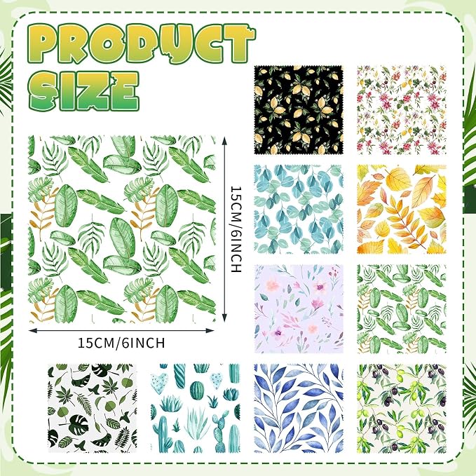 Sinmoe 20 Pcs Microfiber Cleaning Cloth for Glasses Plant Microfiber Cloth Soft Multicolor Glasses Cleaner for Eyeglasses Camera Lens Cell Phone Screens,6 x 6 Inches