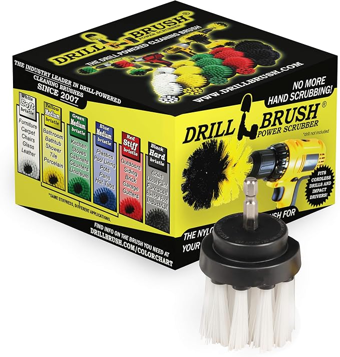 Cleaning Supplies - Truck Accessories - Detailing Brush - Carpet Cleaner Brush - Car Cleaning Brush - Professional Car Detailing Kit - Tire Cleaning Brush - Car Accessories for Men - Power Scrub Brush