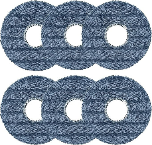 6-Pack C20 Mop Pads Compatible with Eufy Robot Vacuum Omni C20 – Washable Microfiber Mopping Cloth Refills, Reusable Replacement Pads for C20 Omni Floor Cleaner