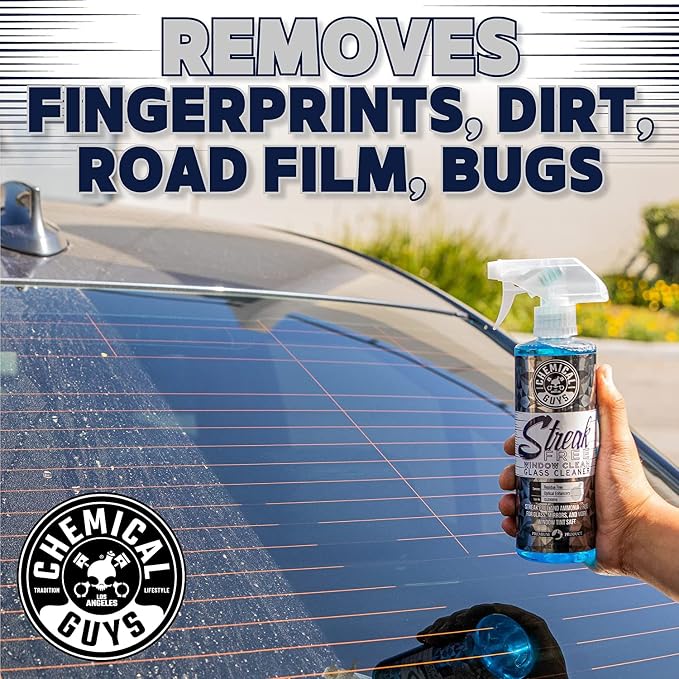 Chemical Guys, Exterior Wash & Shine Kit, Soap, Glass & Tire Dressing Set | Takes a dusty daily driver to a glossy finish in one session, packed in a grab-and-go bag that makes a solid gift