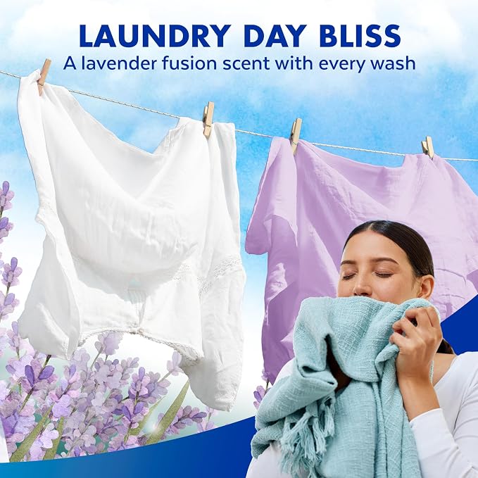 Lysol Disinfectant Laundry Sanitizer & Scent Booster, Laundry Detergent Additive, Color Safe Bleach Alternative, Laundry Odor Eliminator, Kills Bacteria & Viruses, Lavender Scent, 90 Fl Oz