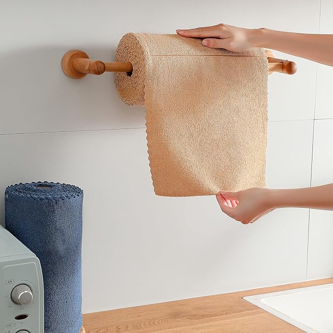 80 Pack Microfiber Cleaning Cloth Roll,Lint Free Rags & Tear Away Reusable Towels Washable Scratch,Ultra Absorbent Dish Rags(12" x 12") for Car Kitchen Home Garage-Dark Coffee