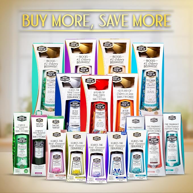 After Dryer Fabric Freshener & Wrinkle Release Spray - For Clothes & Laundry - Luxury Fragrance Odor Remover & Wrinkle Releaser - For Home & Travel - Fresh Linen Scent - 10.1 fl oz.