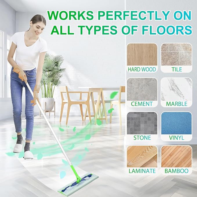 40 Count XL Wet Mopping Cloths for Swiffer Sweeper XL Mop | Disposable X-Large Wet Pad Refills - Multi-Surface Wet Wipes Refill for Floor Cleaning.（Only pads, not including mop）