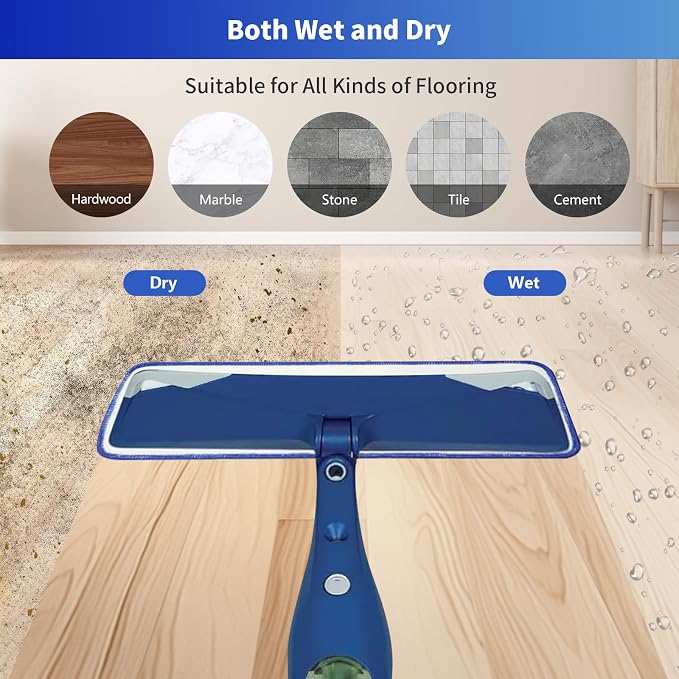 3-Pack Microfiber Mop Pads for Bona Mpo- Washable Reusable Refills for Hardwood, Tile & Multi-Surface Floors | Pet Hair & Stain Remover