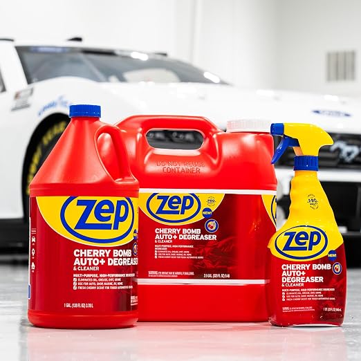 Zep Cherry Bomb Auto+ Degreaser & Cleaner - For Auto, Marine, RV, & Home - 1 Gallon