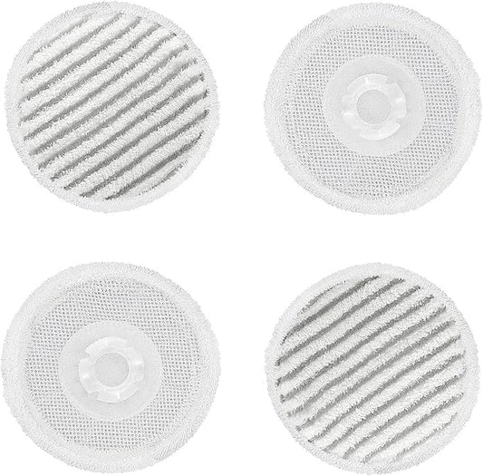 AIR U+ 4 Pack Steam Mop Replacement Pads for Shark Steam & Scrub Mop | Washable Steam Mop Pads for Various Floor Type, for Shark S8201 S8001 S7001 S7201 S7000AMZ S7000 S7005 S7020 S7001C Steam Mop