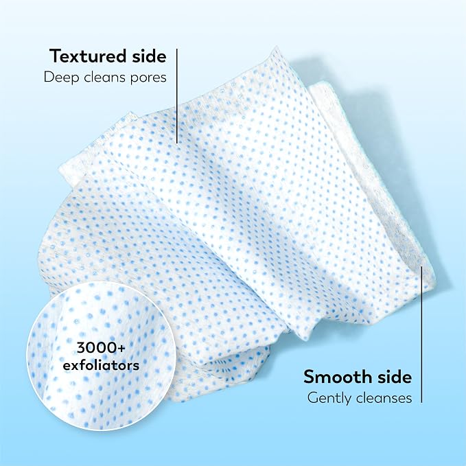 Olay Makeup Remover Wipes, Daily Facials Deep Clean Face Cleanser for Normal to Oily Skin, Alcohol & Fragrance Free, Soft Face Wash Towels, Travel Essentials for Women, Convenient Dry Cloths, 66 ct