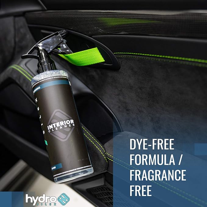 Plastic & Leather Interior Cleaner (16oz) | Dye-Free Car Interior Cleaner for Plastic, Leather & Vinyl | Deep Cleans Stains, Dirt, Grime & Spills | No Greasy Residue for Cars, Trucks & SUVs