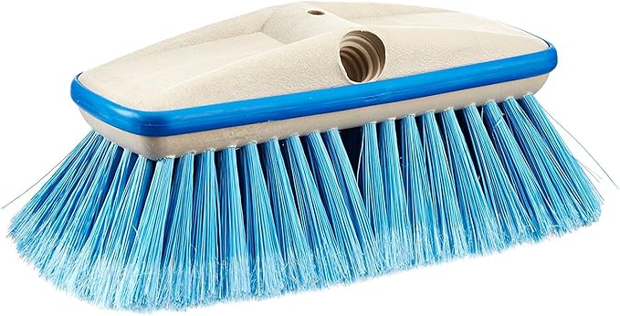 STAR BRITE Deluxe Medium Wash 8" Brush Head with Bumper, Dual Connections