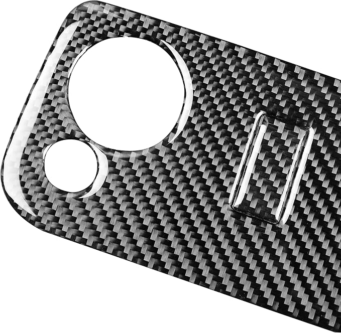 Real Carbon Fiber Trim for Ford Mustang GT Shelby Accessories | for 2005 2006 2007 2008 2009，Roof Reading Lamp Light，Thick Overlay Sticker Decal，2PCs