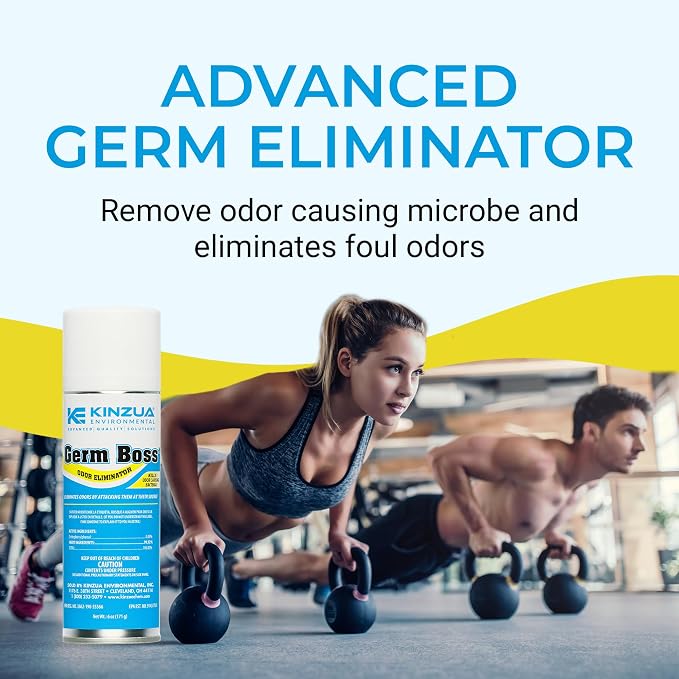 Germ Boss Strong Odor Eliminator, Fast-Acting Cleaning & Deodorizing Fogger, Mold Bomb Fogger for Smell Control with Fresh Scent, Covers Up to 1,000 cu ft, 6 oz, Pack of 3
