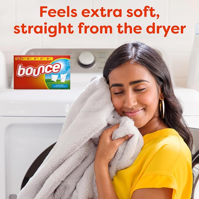 Bounce Dryer Sheets, Outdoor Fresh, 480 Count | Static Control | Wrinkle Fighters | 2 Packs of 240