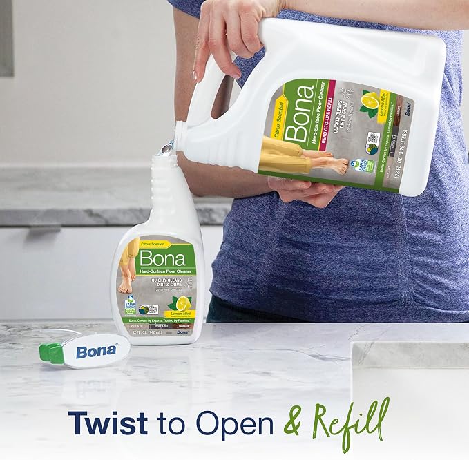 Bona Multi-Surface Floor Cleaner Spray - 32 fl oz - Lemon Mint Scent