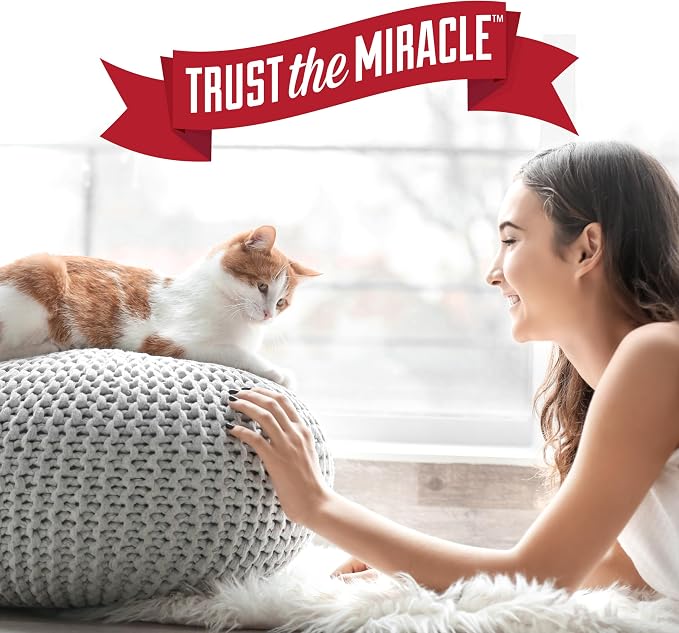 Nature's Miracle Advanced Cat Stain and Odor Eliminator Spray,Severe Mess Enzymatic Formula,32 fl oz,(Pack of 2)