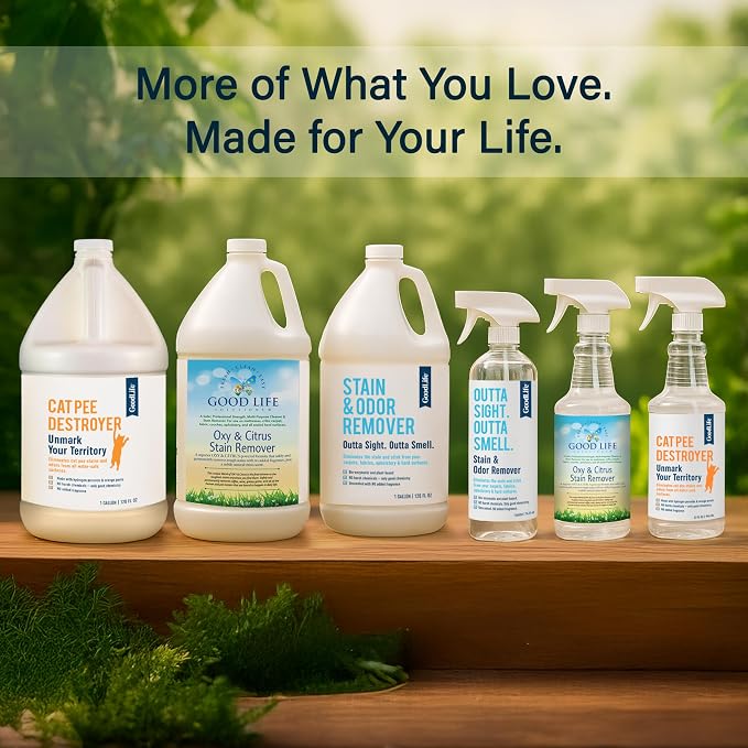 Oxy Citrus Stain Remover and All-Purpose Cleaner - Plant-based Multi-Purpose Cleaning Spray, Perfect for Mattress, Carpet, Floors, Restrooms, Kitchen, Countertops, and More - 32 oz