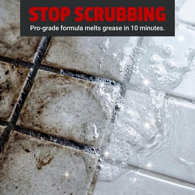 TRUCK MOUNT FORUMS GroutMaster Tile and Grout Cleaner Solution, 6.5 lbs | Fast-Dissolving Heavy Duty Grout Cleaner Solution, Removes Stains, Grease, and Tough Dirt for Residential & Commercial Use