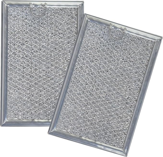 2-Pack Microwave Grease Filter Compatible with GE JVM3160RF1SS,JVM3160RF2SS, JVM3160RF3SS,JVM3160RF4SS, JVM3160RF5SS,JVM3160RF6SS