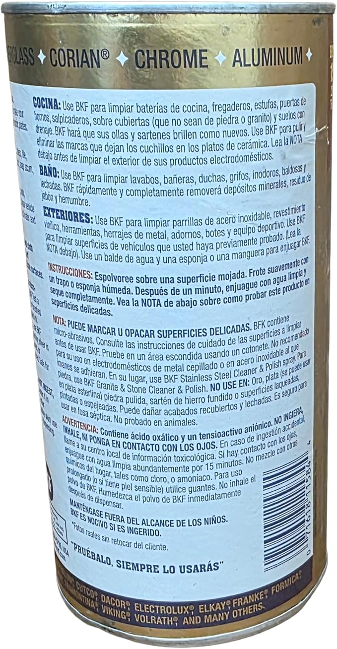 Bar Keepers Friend® Cleanser & Polish: 15 OZ