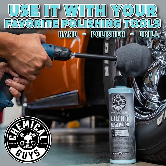 Chemical Guys Light Metal Polish, 16 Fl Oz