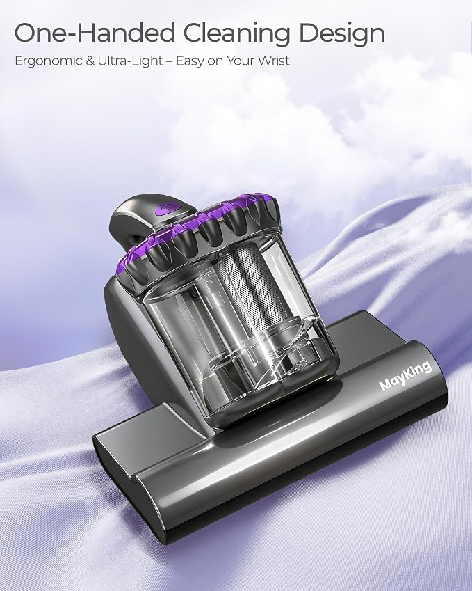 2 PCS HEPA Filters for MayKing Mattress Vacuum Cleaner | Replacement HEPA Filters for MayKing Bed Vacuum, Fit Model MV02 & MV03, Supports Fresher & Cleaner Home