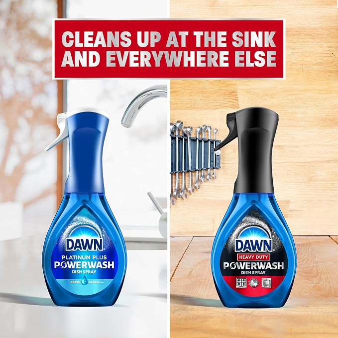 Dawn Powerwash Heavy Duty Dish Spray All-Purpose Cleaner and Degreaser, 16 oz. Spray Bottle