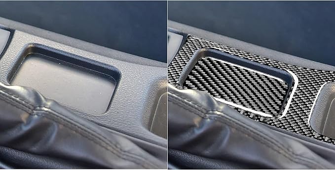 Real Carbon Fiber Trim for Subaru Accessories | for Scion FR-S/Toyota 86 2016 2017 2018 2019 2020 Center Control Armrest Kit Panel Interior Thick Overlay Decal - A