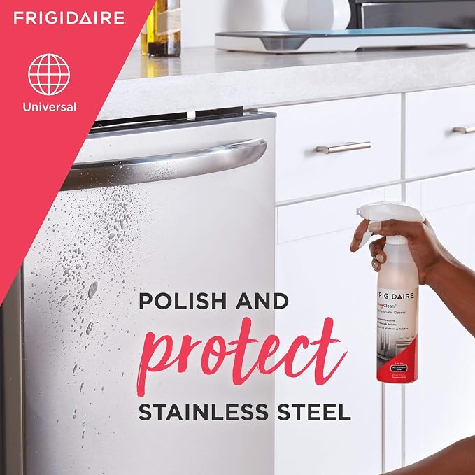 Frigidaire 10FFSSCL02 Ready Clean Stainless Steel Cleaner, 12 Ounces, 2-Pack
