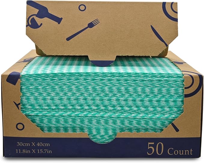 Heavy Duty Wipes Dish Cloths 50Pieces Reusable Wipes Multi-use Cleaning Cloths Towels | Multi-use Cleaning Cloths Towels