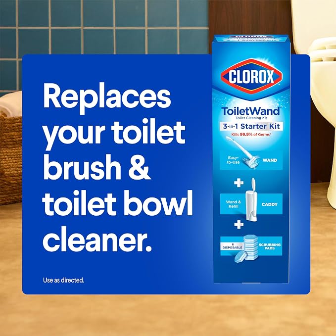 Clorox ToiletWand Toilet Cleaner Refills, Toilet brush, Original, 20 Count