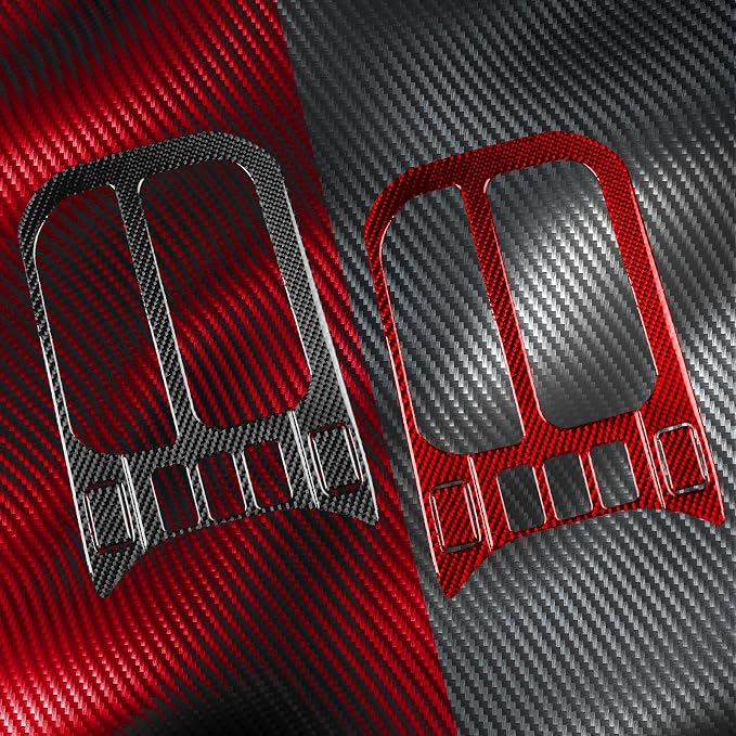 Gear Shifter Stickers Fit for Toyota 4Runner(N210) 2003-2009 | for SR5/Sport Edition/Limited | Real Carbon Fiber | Accessories | Center Console Gear Shifter Panel Trim | Anti-scratch