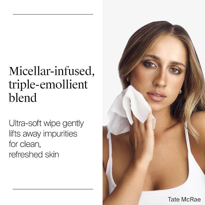 Neutrogena Makeup Remover Micellar Wipes for Face Daily Gently Removes Oil Dirt and Waterproof Makeup in a Simple Fully Plant-Based Cloth, 25 Count (Pack of 24)