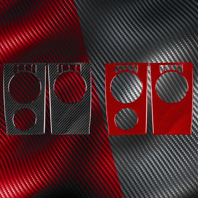 Fit for Ford Expedition 2007-2014 Air Vent Trim Soft Carbon Fiber | Dashboard Side Air Vent Trim Stickers, Anti-scratch, Interior Cover, Decorations Trim