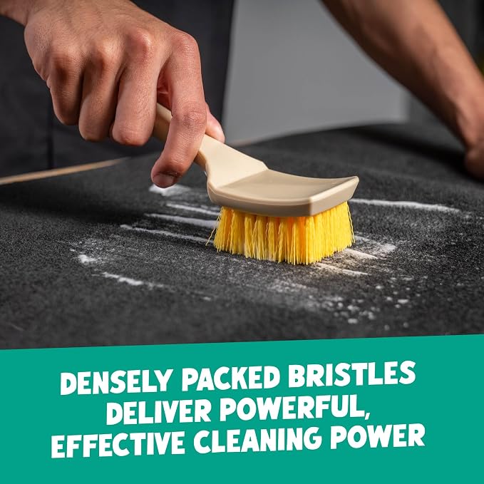 Chemical Guys, Induro 7 Heavy Duty Car Carpet & Upholstery Detailing Brush | Stiff, durable bristles and an ergonomic grip dig into carpet, mats and seats for deep interior fabric cleaning