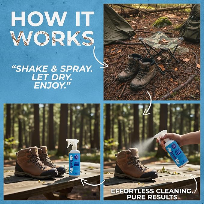 Fabric Freshener Spray, 32oz. 'Fresh Air' Odor Remover Spray. Shoe Deodorizer, Carpet Deodorizer, Odor Eliminator for Strong Odors Cleaning Supplies. ProvenSafe™ Fabric Freshener for Sensitive Gear
