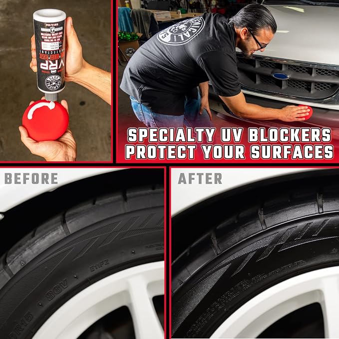 Chemical Guys TVD_107_16 VRP Vinyl, Rubber and Plastic Non-Greasy Dry-to-the-Touch Long Lasting Super Shine Dressing for Tires, Trim and More, Safe for Cars, Trucks, SUVs, RVs & More, 16 fl oz